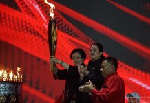 Obor Api Abadi Mrapen Digunakan Untuk Membuka Rakernas V, Ini Makna Mendalamnya