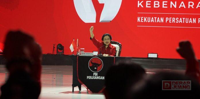 Tutup Rakernas V PDI Perjuangan, Ibu Megawati Tegaskan Kader Terus Bekerja untuk Rakyat