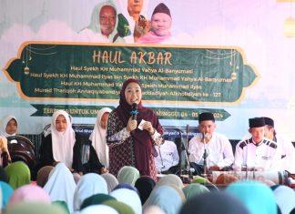 Hadiri Halal Bihalal Jam’iyyah Thariqoh, Bupati Tiwi Ajak Perkuat Sinergitas