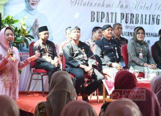 Halal Bi Halal di Kemangkon, Bupati Tiwi Ajak Bersama Entaskan AUSTS