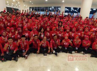 Dedikasi dan Semangat Kader Komunitas Juang dalam Bertugas di Rakernas V PDI Perjuangan