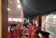DPC PDI Perjuangan Grobogan Terima Formulir Pendaftaran Setyo Hadi Sebagai Cabup-Cawabup