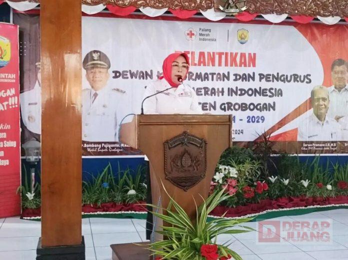 Pelantikan Pengurus dan Dewan Kehormatan PMI Kabupaten Grobogan