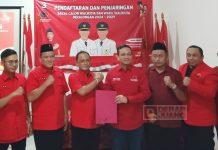Mas Aaf Kembalikan Formulir Pendaftaran Pilwalkot Pekalongan