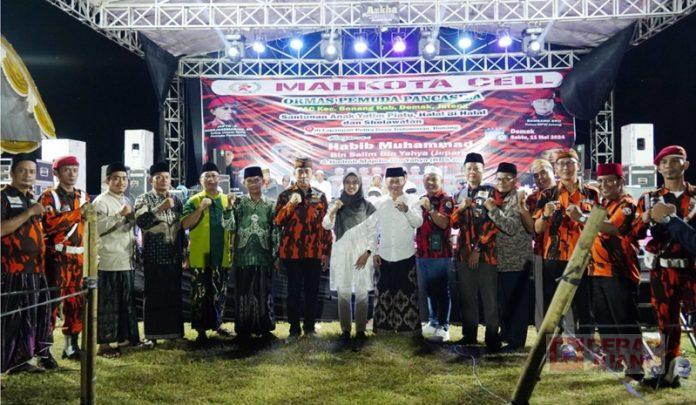 Meramu Kekuatan Akar Rumput, Mbak Eisti Hadiri Santunan Pemuda Pancasila Bonang