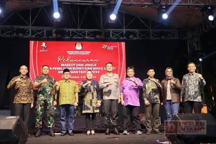 Peluncuran jingle KPU Grobogan