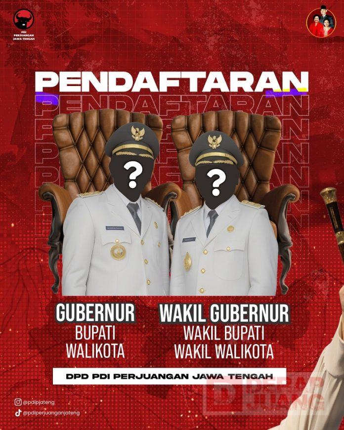 Siapkan Kejutan, PDI Perjuangan Jateng Buka Penjaringan Kepala Daerah PDI Perjuangan Jateng