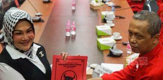 Tegaskan Peran Perempuan, Bupati Klaten Optimis Ambil Formulir Cawagub Jateng