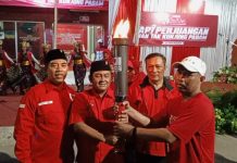 Tiba di Kota Bahari, Obor Api Semangat Perjuangan Disambut Tari-tarian Tradisional