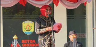 Bupati Sri Sumarni Pimpin Upacara Peringatan HARDIKNAS