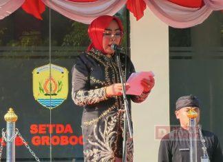 Bupati Sri Sumarni Pimpin Upacara Peringatan HARDIKNAS