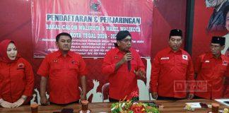DPC PDI Perjuangan Kota Tegal, Buka Pendaftaran Bacalon Walikota-Wakil Walikota 2024