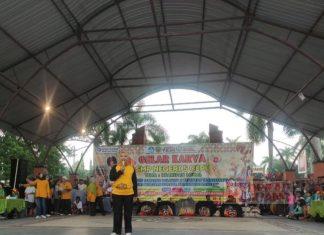 Tri Yuli Setyowati Hadiri Gelar Karya Seni SMPN 5 Cepu