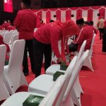 Rakernas Hari Kedua, Korps Komunitas Juang Gerak Cepat Distribusikan Logistik Acara
