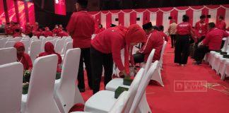 Rakernas Hari Kedua, Korps Komunitas Juang Gerak Cepat Distribusikan Logistik Acara