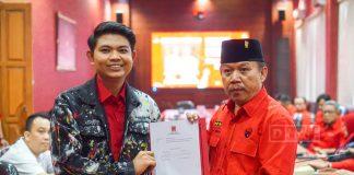 Pengusaha Muda Mahendra Farizal Mengembalikan Formulir Cawabup Purbalingga