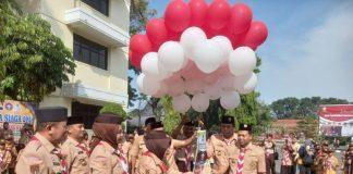 Sri Sumarni Pembina Upacara Pembukaan Pesta Siaga Tahun 2024 Kwarcab Grobogan