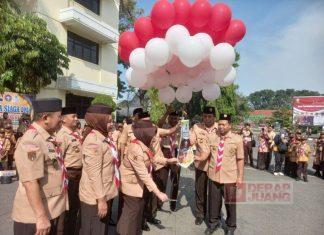 Sri Sumarni Pembina Upacara Pembukaan Pesta Siaga Tahun 2024 Kwarcab Grobogan