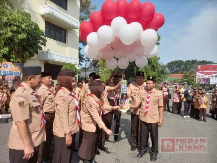 Upacara pembukaan Pesta Siaga Tahun 2024 Kwarcab Grobogan
