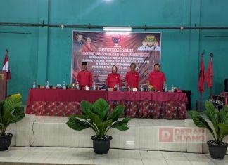 Foto : Bakal Calon Internal PDI Perjuangan dan DPC menghadiri Konsolidasi dan Sosialisasi di Mojolaban