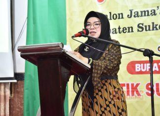 Bupati Etik Hadiri Pamitan Haji LDII di Pondok Pesantren Barokah Bupati Etik Hadiri Pamitan Haji LDII di Pondok Pesantren Barokah