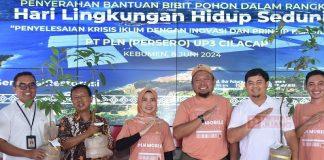 Ristawati Hadiri Penyerahan Bantuan Bibit Pohon Ristawati Purwaningsih