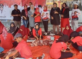 DPC PDIP Kebumen Gelar Penyembelihan Hewan Kurban