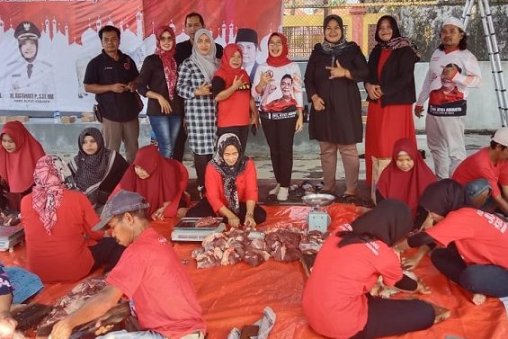 DPC PDIP Kebumen Gelar Penyembelihan Hewan Qurban