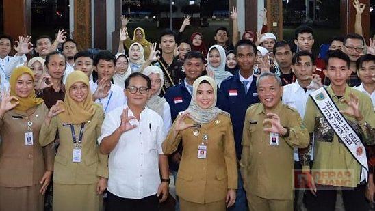 Ristawati Hadiri Pelantikan Pengurus Kebumen Geopark Youth Forum Ristawati
