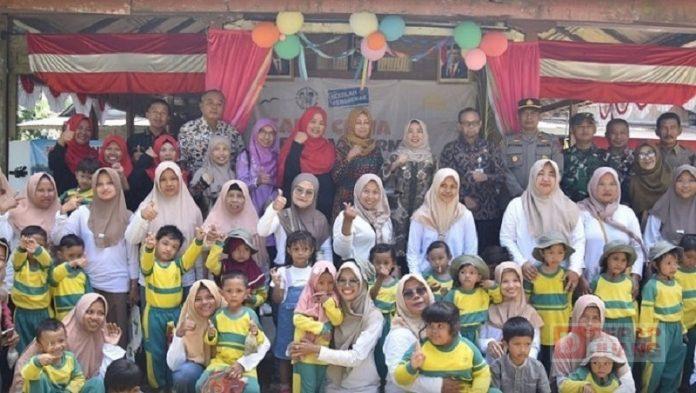 Ristawati Hadiri Camp Ceria KB Putra Dharma Ristawati