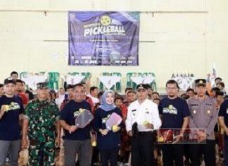 Ristawati Hadiri Kejurkab Pickleball Kebumen Ristawati