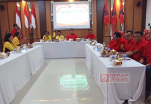 DPC PDI Perjuangan Sragen Terima Lawatan DPD Partai Golkar Sragen