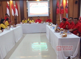 DPC PDI Perjuangan Sragen Terima Lawatan DPD Partai Golkar Sragen