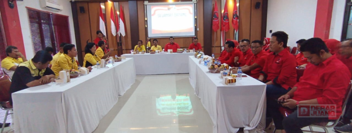 DPC PDI Perjuangan Sragen Terima Lawatan DPD Partai Golkar Sragen