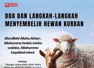 Doa dan Langkah-langkah Menyembelih Hewan Kurban