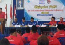 DPC PDI Perjuangan Karanganyar Bersilaturahmi ke DPC Partai Demokrat Karanganyar