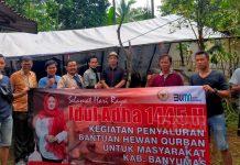 Ketua DPR RI dan Anggota DPD RI Serahkan Bantuan Hewan Qurban kepada Masyarakat Banyumas
