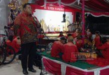 Puncak Bulan Bung Karno, DPC PDI Perjuangan Sragen Gelar Pagelaran Wayang Kulit