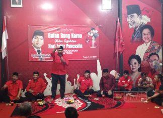 DPC PDI Perjuangan Kota Tegal Gelar Tasyakuran Dalam Rangka Sambut Bulan Bung Karno