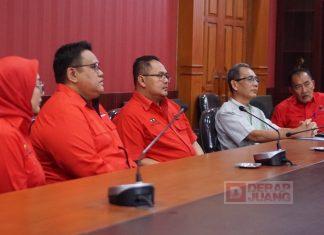 Bakal Cabup dan Cawabup Sragen Hadiri Fit and Proper Test di DPD PDI Perjuangan Jateng Sragen