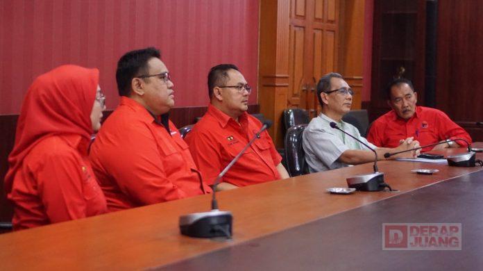 Bakal Cabup dan Cawabup Sragen Hadiri Fit and Proper Test di DPD PDI Perjuangan Jateng Sragen