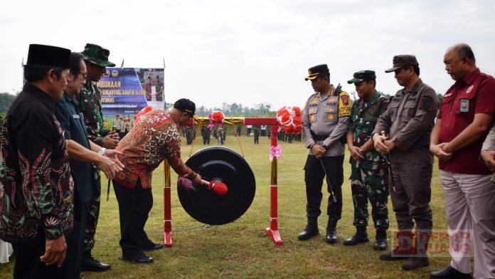 Budhi dampingi Sekda Banyumas Buka TMMD Sengkuyung III 2024