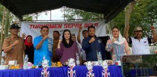 Mbak Mitha Hadiri Pembukaan Sepakbola Pesantunan Cup