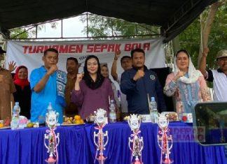 Mbak Mitha Hadiri Pembukaan Sepakbola Pesantunan Cup