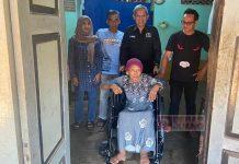 Peduli Masyarakat, Wakil Ketua DPRD Junarso Berikan Bantuan Kursi Roda