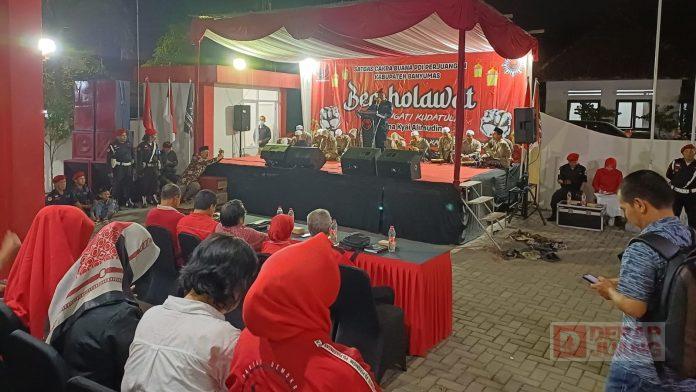 Peringati Kudatuli, Satgas Cakra Buana Banyumas Gelar Sholawat