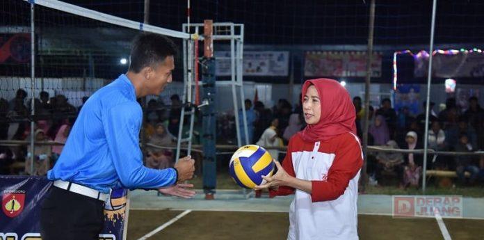Ristawati Hadiri Turnamen  Bola Voli Tugusari Open Cup II Ristawati