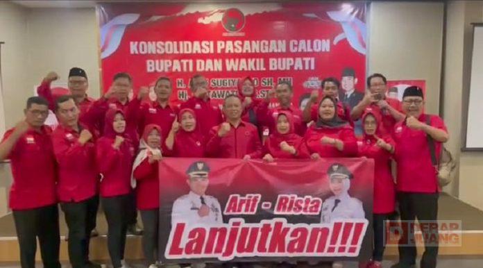 DPC Partai Kebumen Gelar Konsolidasi Menangkan Arif-Rista Kebumen