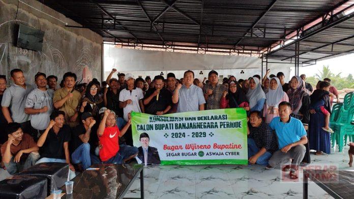 Aswaja Cyber Banjarnegara Resmi Berikan Dukungan Kepada Bugar Wijiseno Pada Pilkada Banjarneara 2024 Bugar Wijiseno