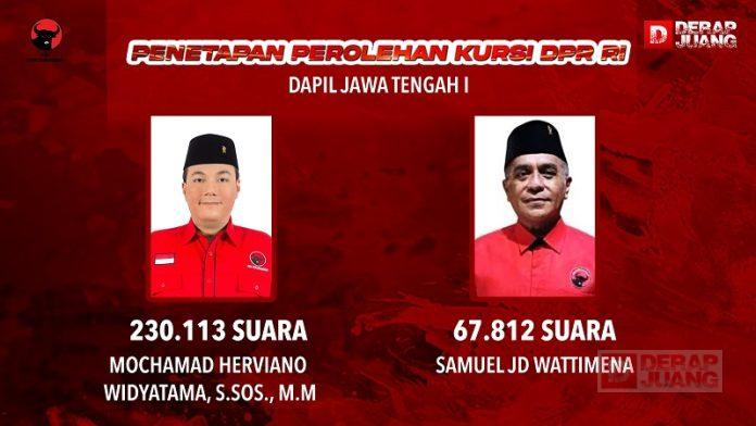 Hasil Pileg DPR RI, PDI Perjuangan Petik 2 Kursi di Dapil I Jateng DPR RI